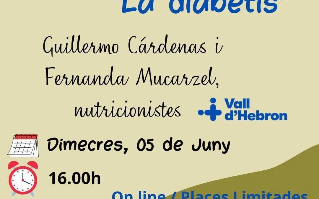 MONOGRÀFICS .LA DIABETIS/Dr. Guillermo Cárdenas i Dra. Fernanda Mucarzel nutricionistes de Vall d’Hebron.